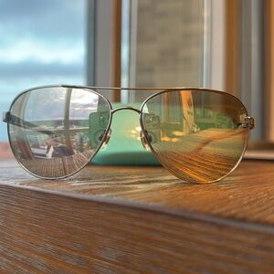 Authentic Kate Spade Aviators Silver Sunglasses